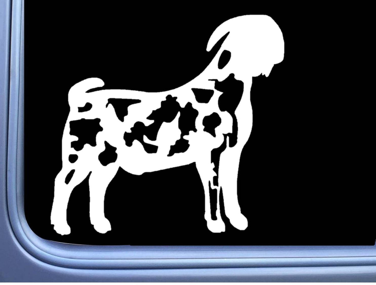 Dapple Boer Goat Vinyl Decal – 6 Inch
