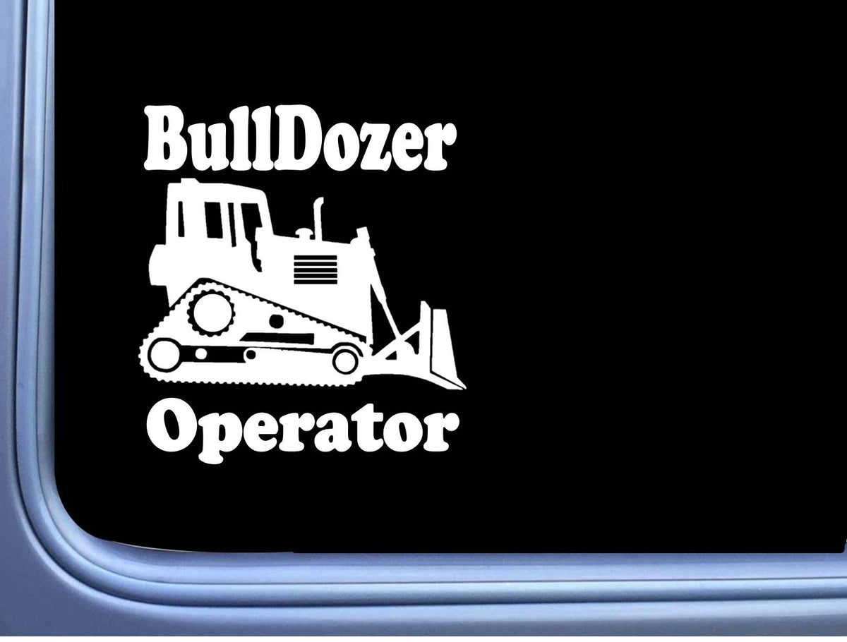 Bulldozer Vinyl Decal – 6 Inch