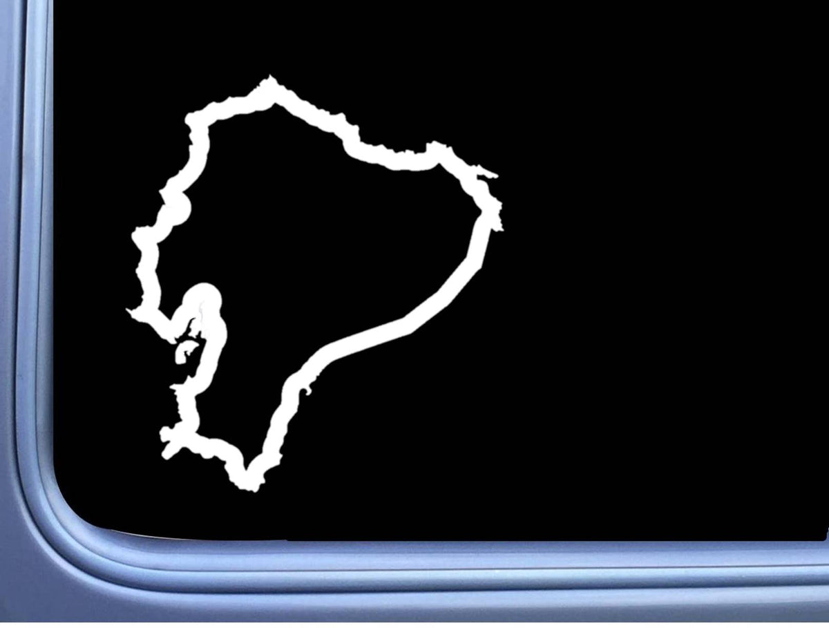 Ecuador Country Vinyl Decal – 6 Inch