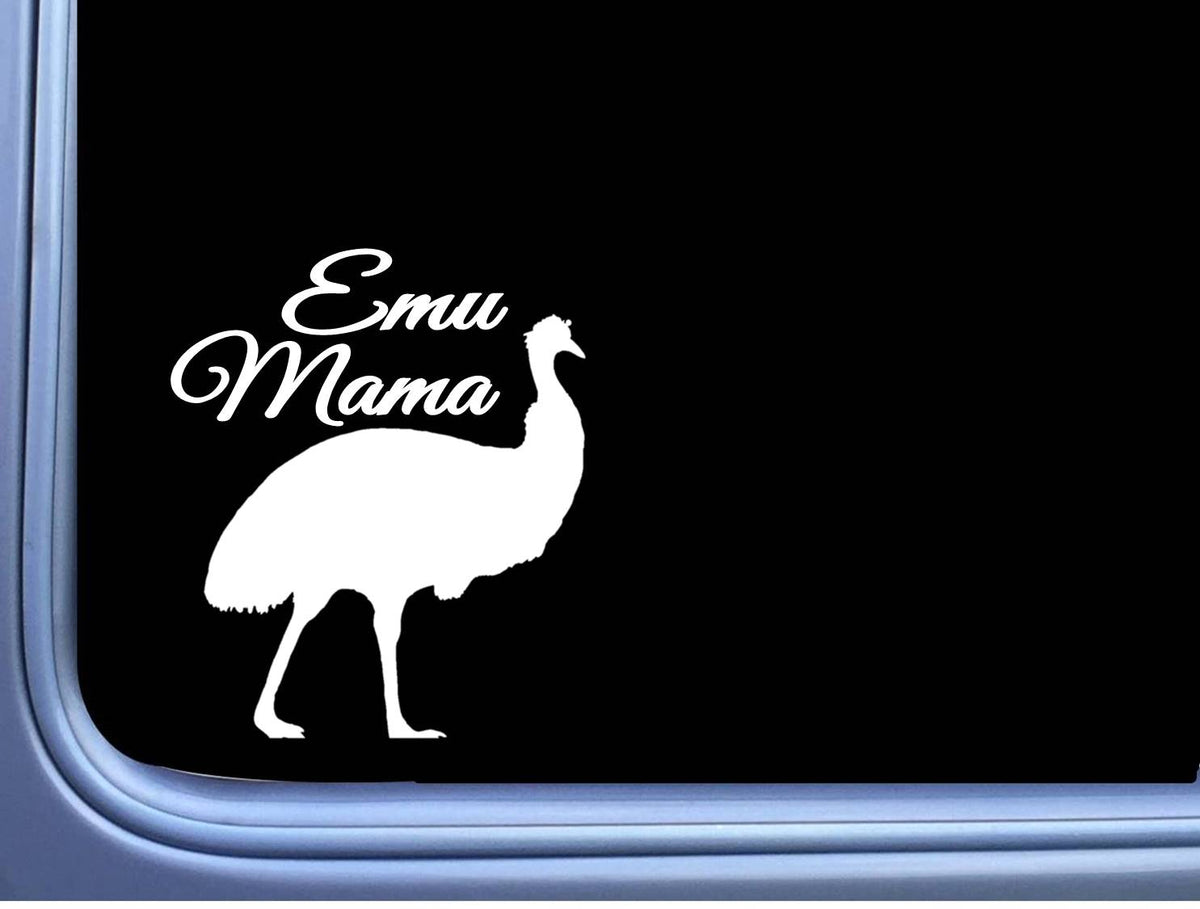 Emu Mama Vinyl Decal – 6 Inch