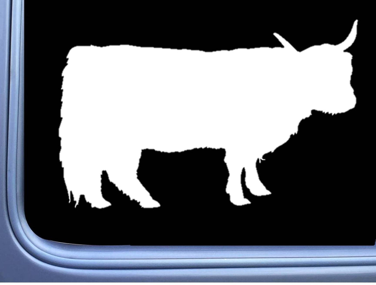 Highland Bull Vinyl Decal – 6 Inch
