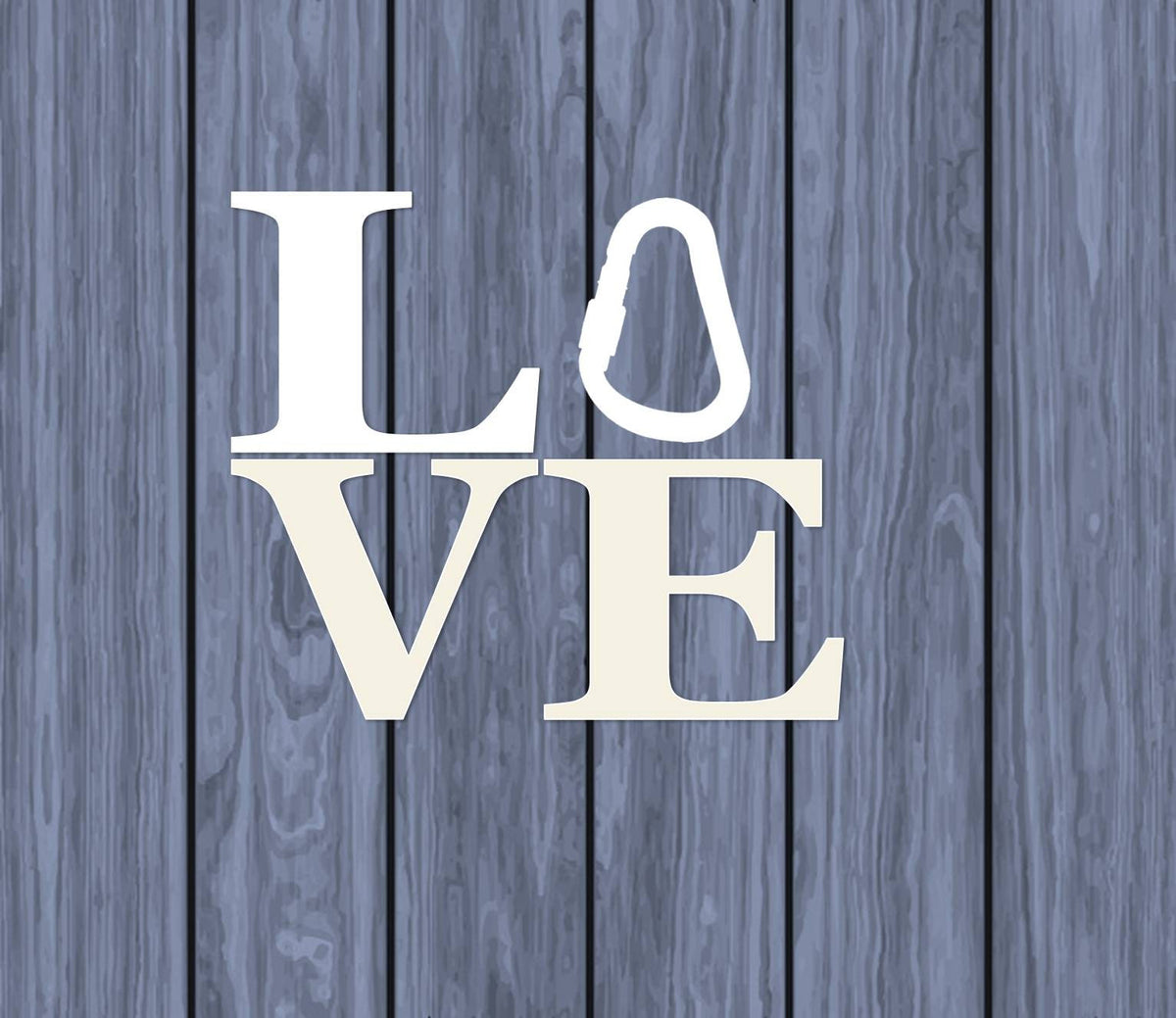 Rock Climbing Love Vinyl Decal – 6 Inch