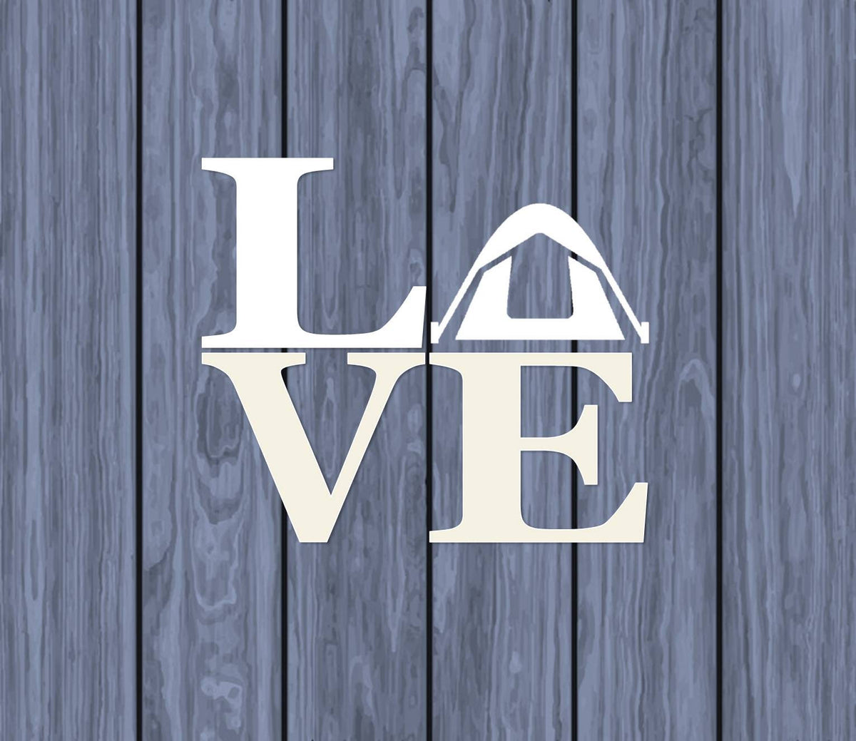 Tent Love Vinyl Decal – 6 Inch