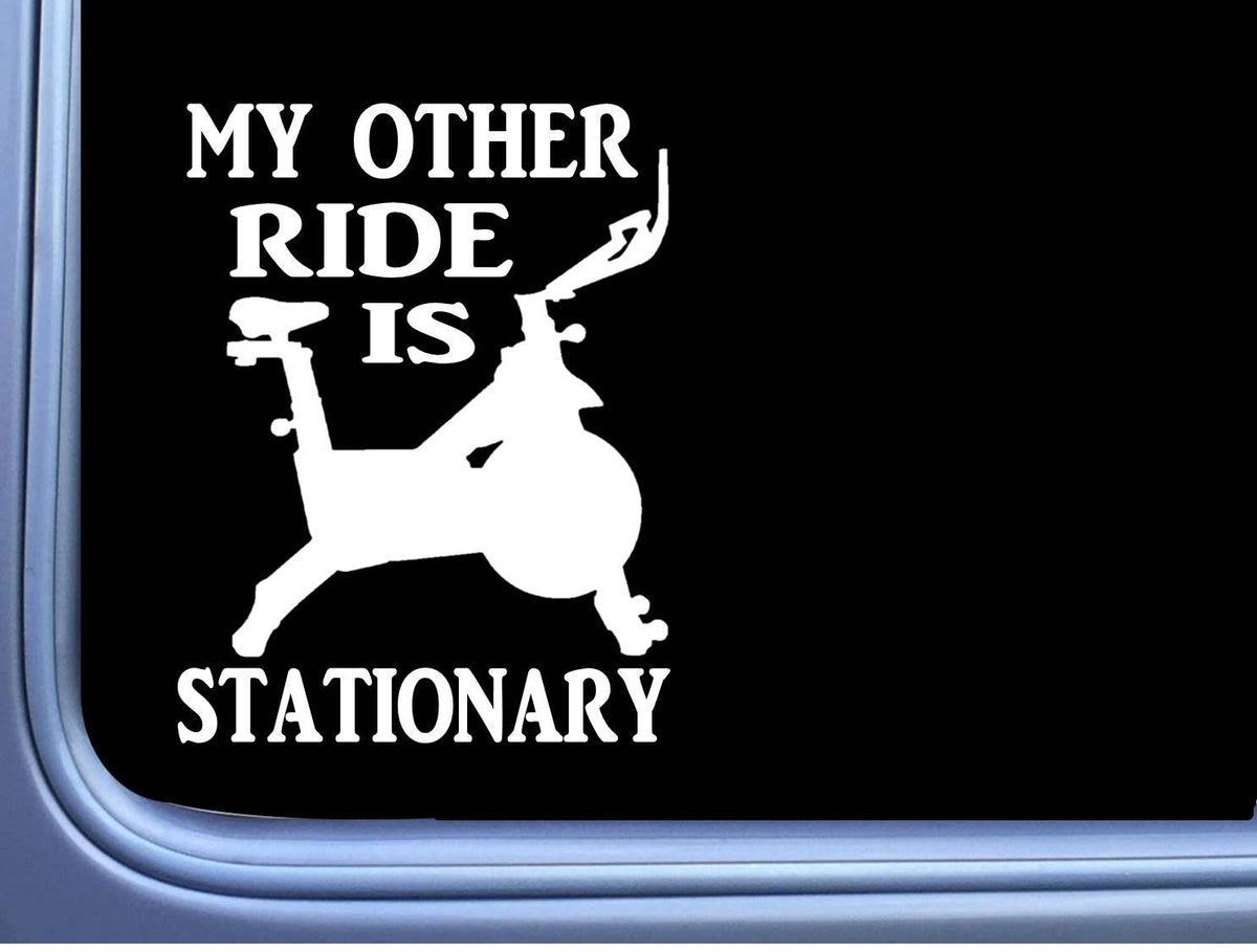 Stationary Bike Vinyl Decal – 6 Inch