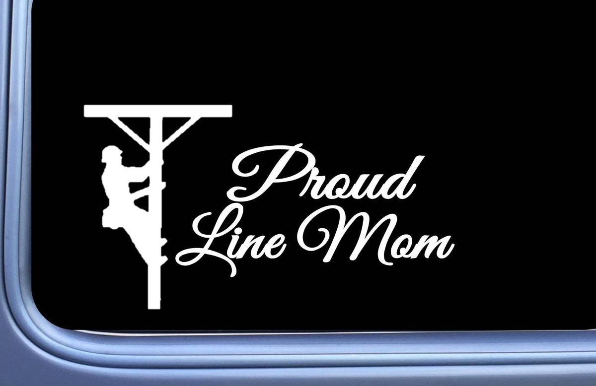 Lineman Vinyl Decal – 8 Inch
