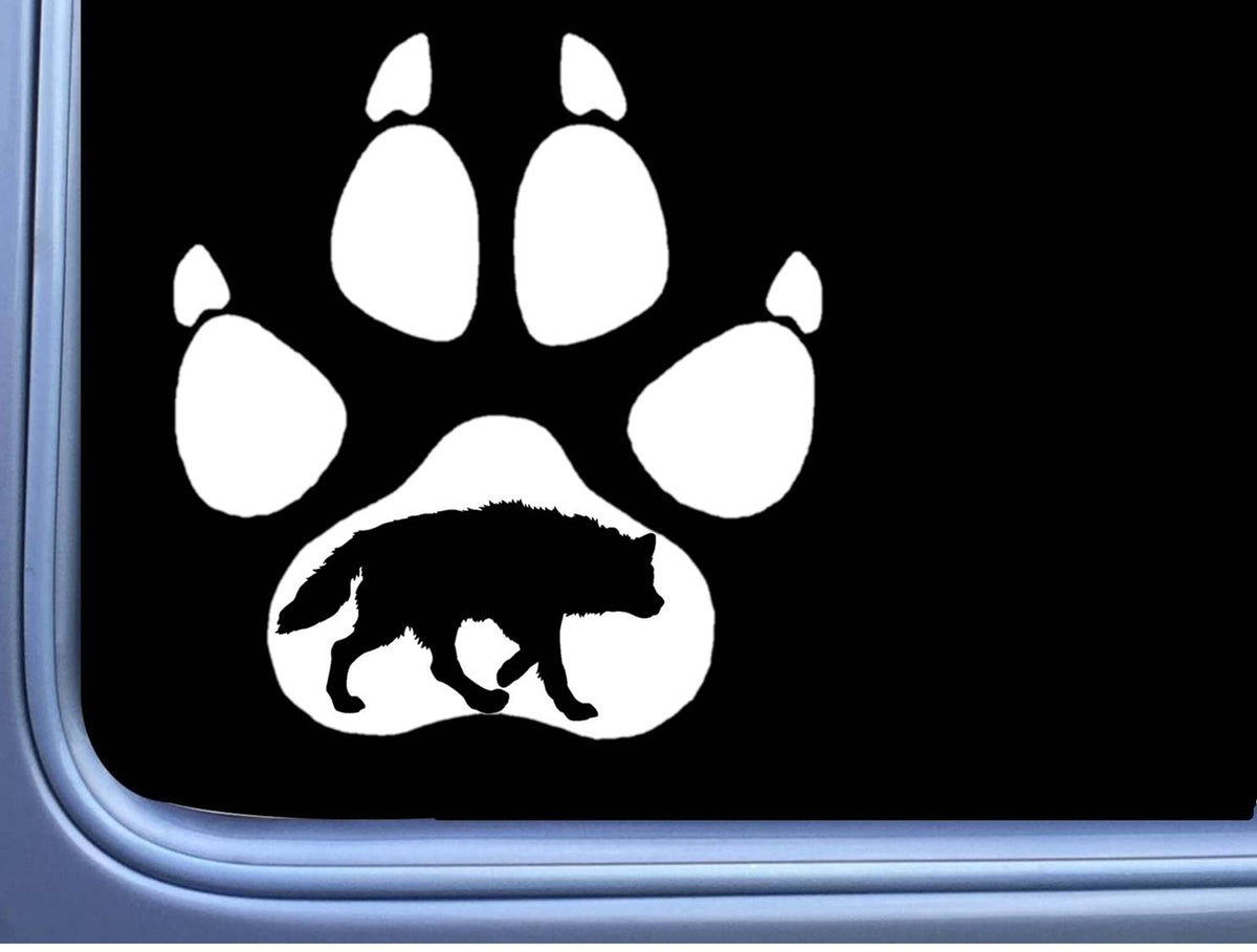 Wolf Paw Vinyl Decal
