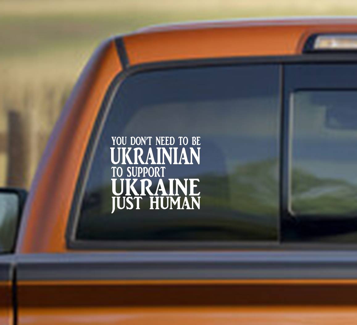 Custom Order for Ivan (100 - Ukraine Vinyl Decal – 6 Inch