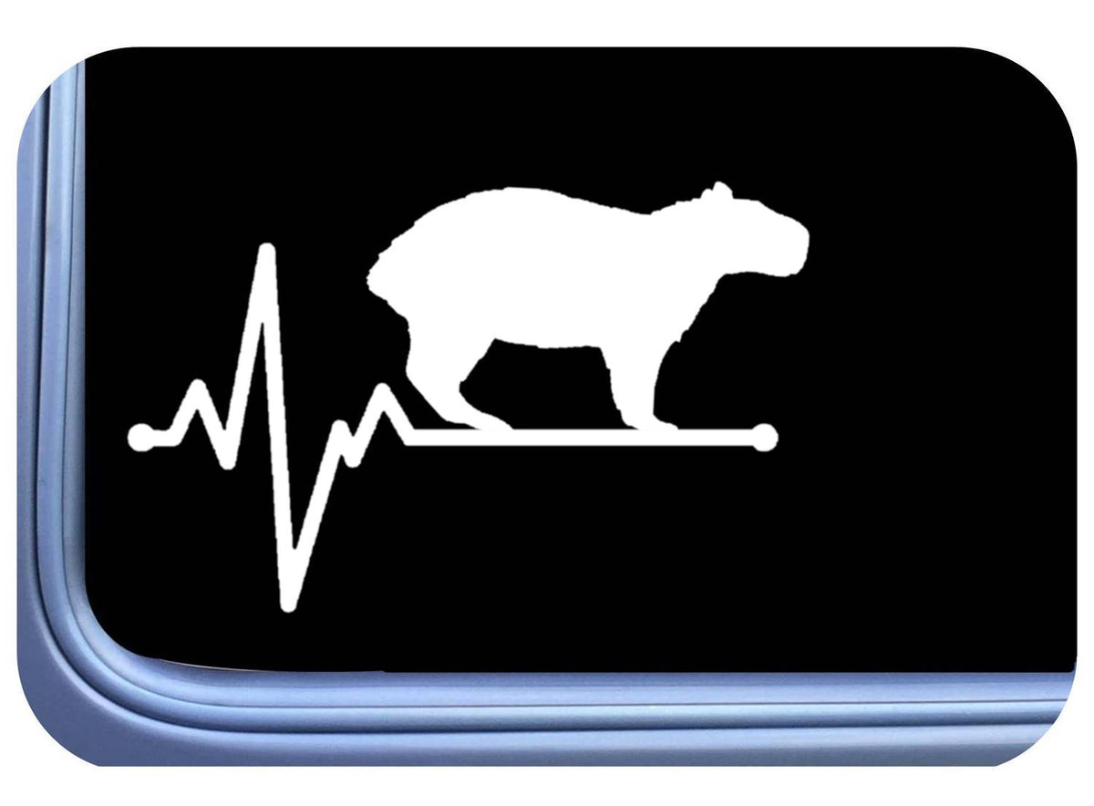 Capybara Vinyl Decal – 6 Inch