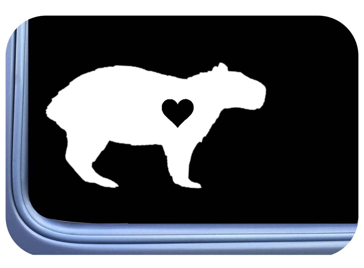 Capybara Vinyl Decal – 6 Inch