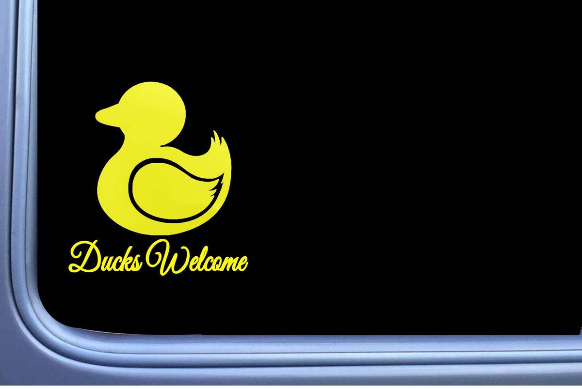 Welcome Rubber Duck Vinyl Decal – 6 Inch