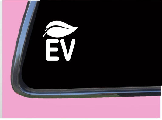 Ev Leaf Vinyl Decal – 6 Inch