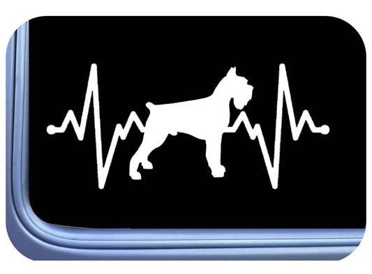 Giant Schnauzer Dog Vinyl Decal – 8 Inch