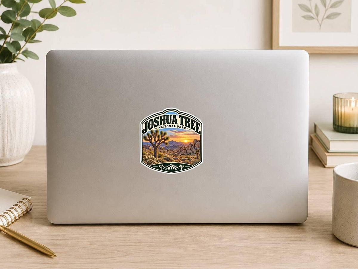Joshua Tree National Park Sticker, California Desert Decal Joshua Tree Sticker, Hiking Camping National Park Souvenir ST 021