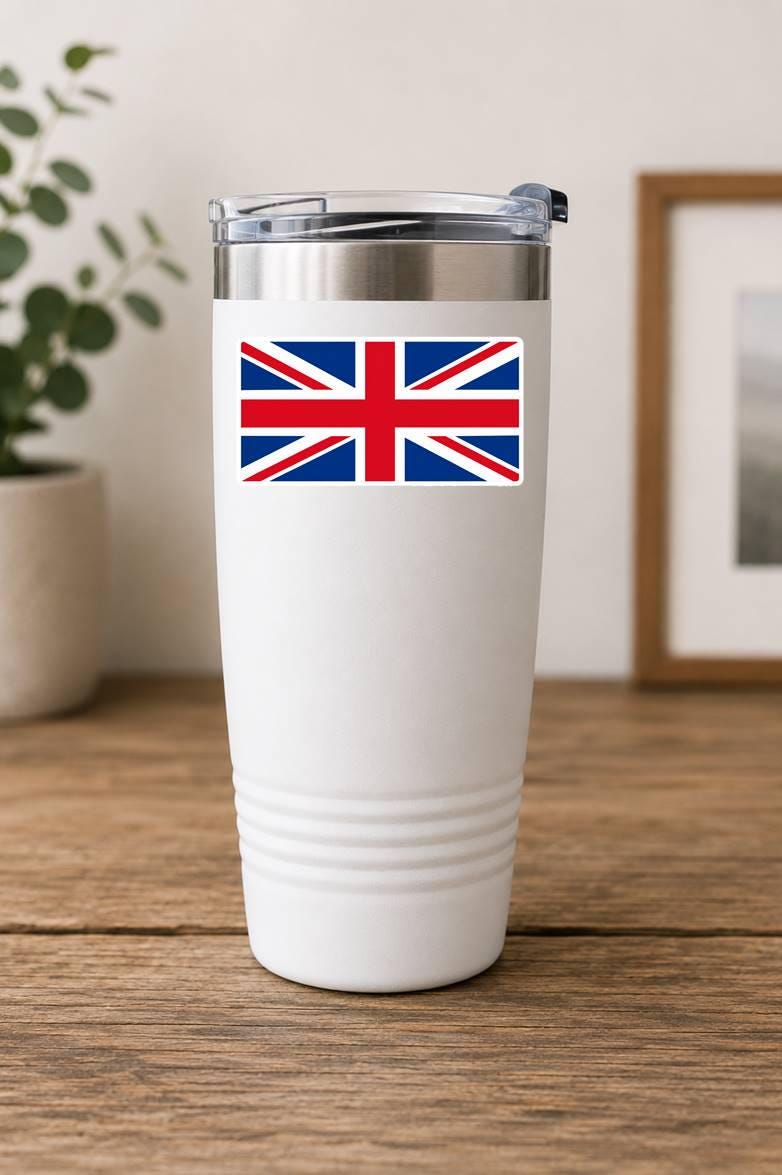 United Kingdom Flag Sticker, UK Flag Decal, British Flag Sticker, Union Jack Vinyl Sticker, Great Britain Decal ST 065