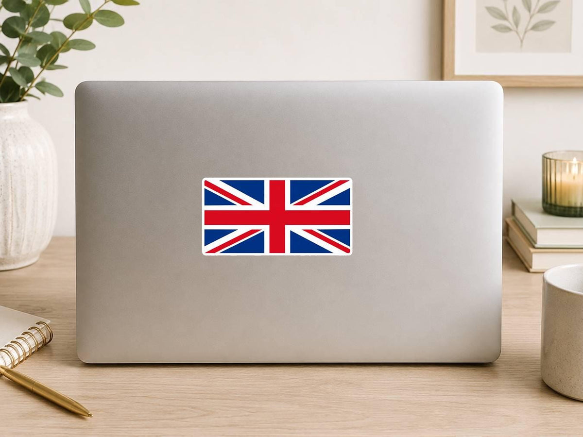 United Kingdom Flag Sticker, UK Flag Decal, British Flag Sticker, Union Jack Vinyl Sticker, Great Britain Decal ST 065