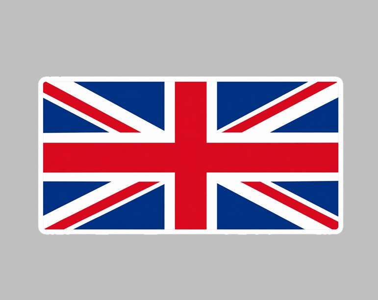 United Kingdom Flag Sticker, UK Flag Decal, British Flag Sticker, Union Jack Vinyl Sticker, Great Britain Decal ST 065