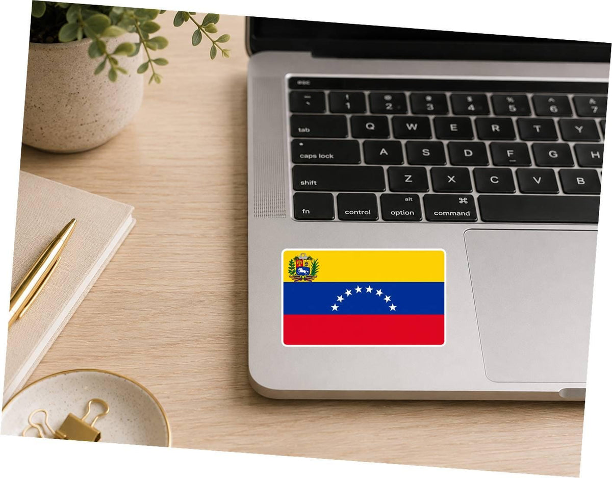 Venezuela Flag Sticker, Venezuelan Flag Decal, Venezuela Vinyl Sticker, Venezuelan Pride Sticker, Venezuela Decal ST 072