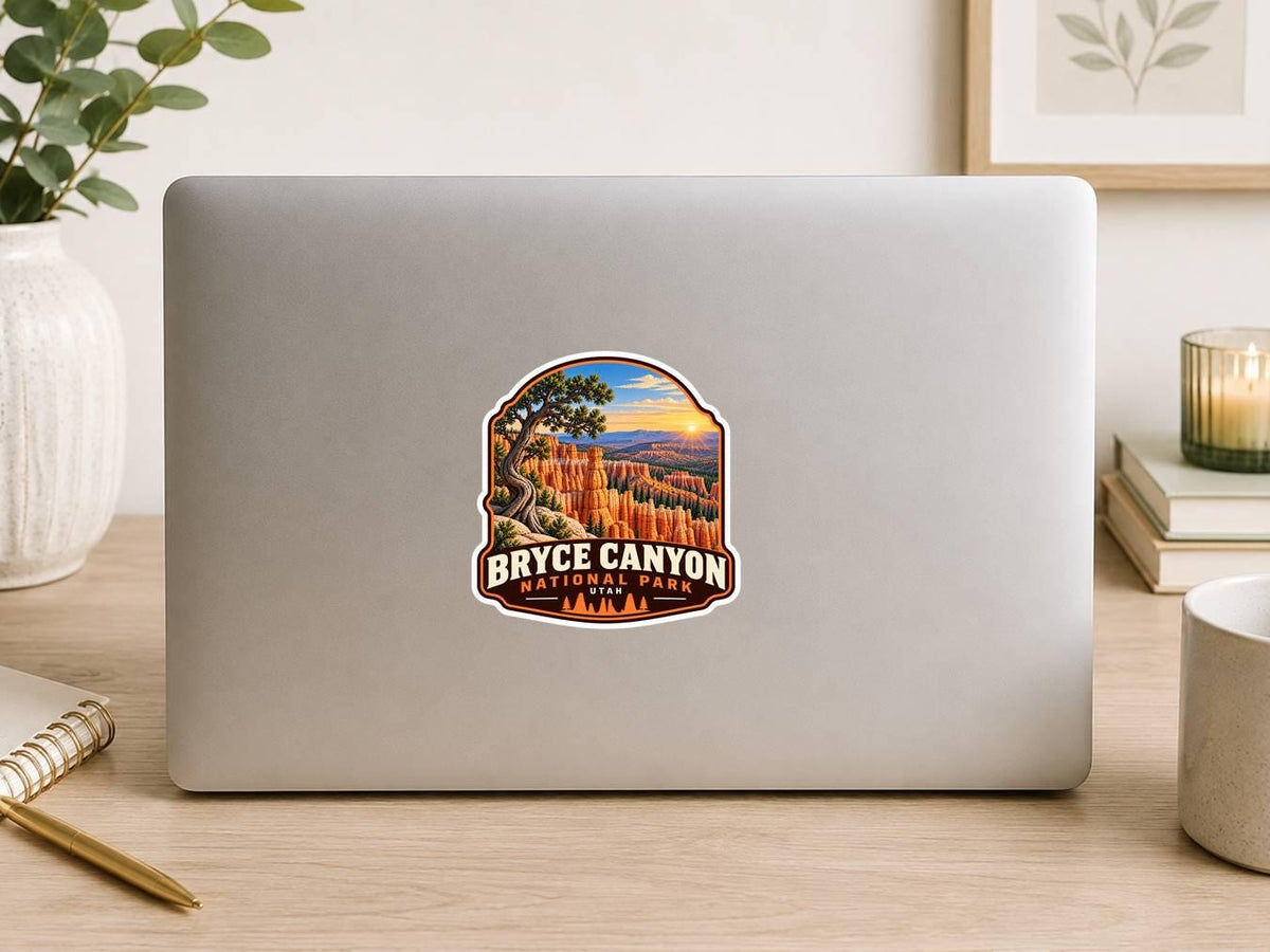 Bryce Canyon National Park Sticker, Utah Decal, Hoodoo Sticker, Hiking Camping Travel Sticker, National Park Souvenir ST 024