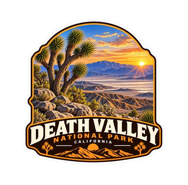 Death Valley National Park Sticker, California Desert Decal, Death Valley Sticker, Hiking Camping Travel National Park Souvenir ST 030