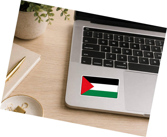 Palestine Flag Sticker, Palestinian Flag Vinyl Decal, Palestine Country Flag Sticker, Laptop Water Bottle Car Decal ST 051