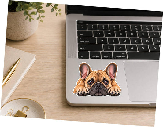 French Bulldog Sticker, Frenchie Dog Vinyl Decal, Waterproof Laminated Dog st 123