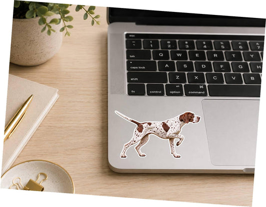 English Pointer Sticker, Bird Dog Vinyl Decal, Quail Hunting Dog Sticker ST 131
