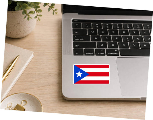 Puerto Rico Flag Sticker, Puerto Rican Flag Decal, Boricua Sticker, Puerto Rico Vinyl Sticker, PR Flag Decal ST 063