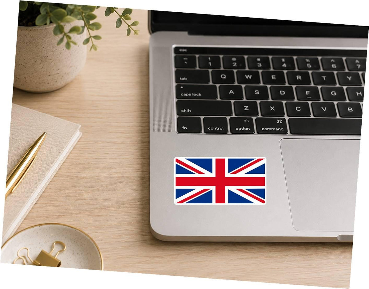 United Kingdom Flag Sticker, UK Flag Decal, British Flag Sticker, Union Jack Vinyl Sticker, Great Britain Decal ST 065