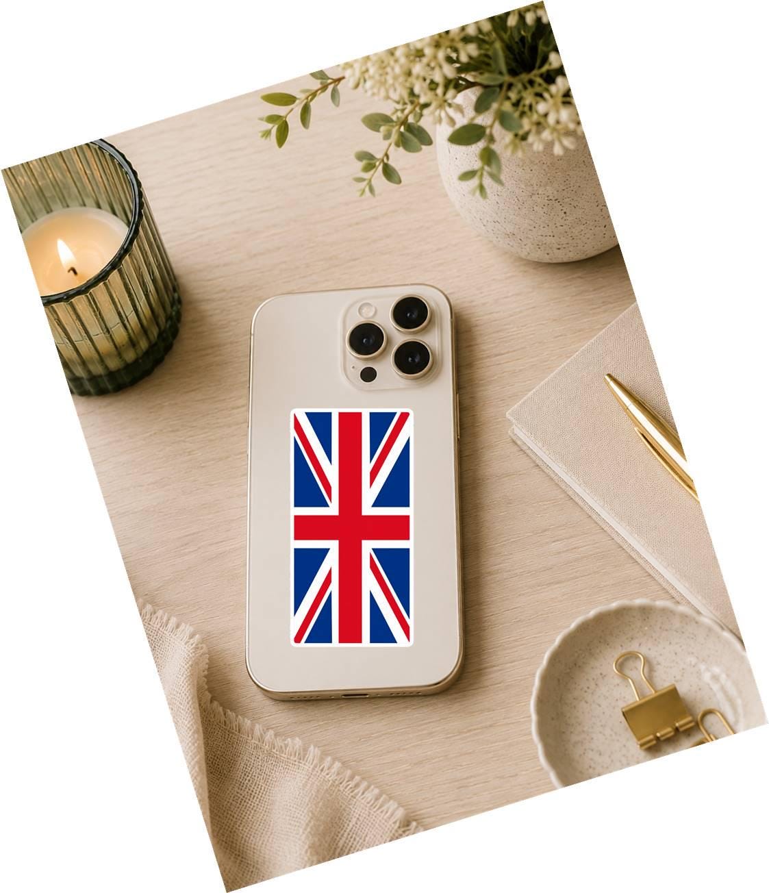 United Kingdom Flag Sticker, UK Flag Decal, British Flag Sticker, Union Jack Vinyl Sticker, Great Britain Decal ST 065