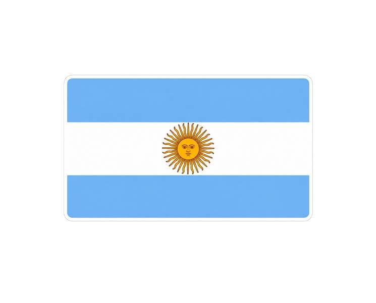 Argentina Flag Sticker, Argentinian Flag Decal, Argentina Vinyl Sticker, Argentine Pride Sticker, Argentina Decal ST 073