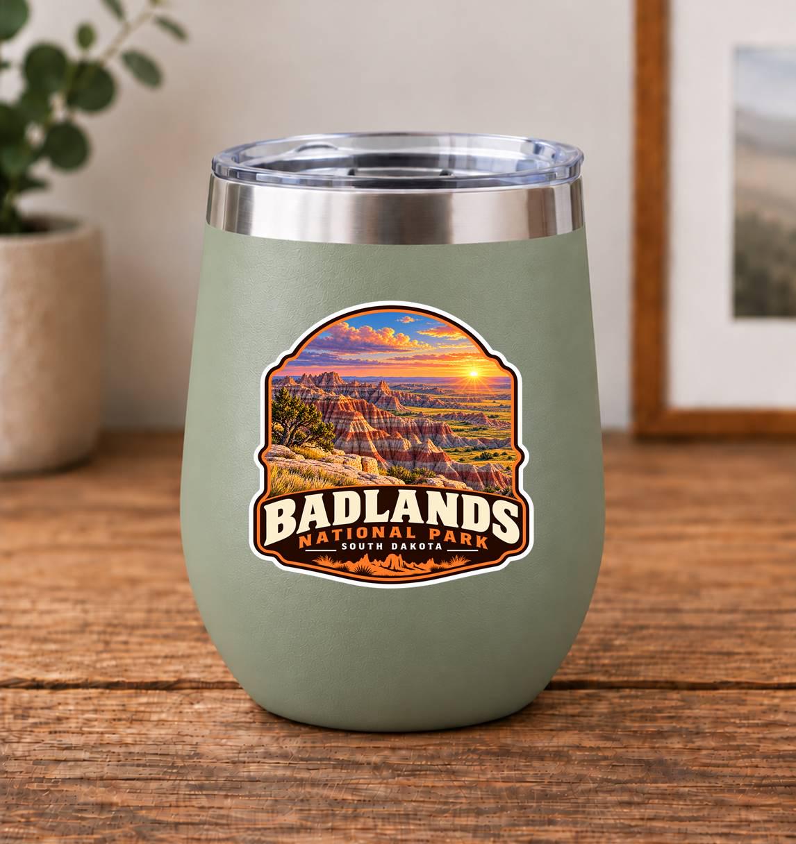 Badlands National Park Sticker, South Dakota Travel Vinyl Decal, National Park Sticker ST 135