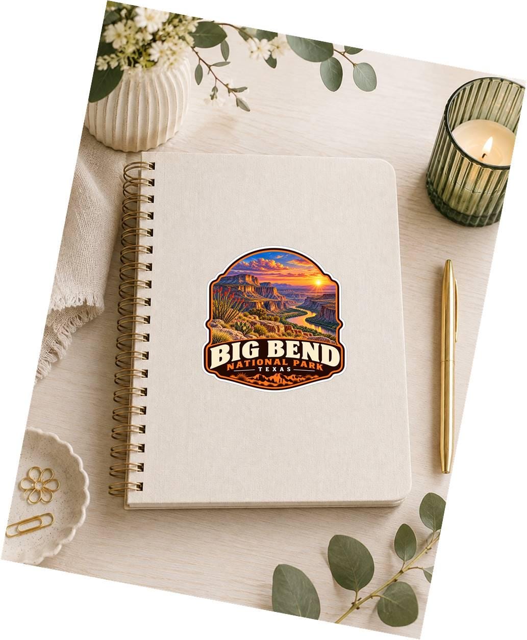 Big Bend National Park Sticker, Texas Travel Vinyl Decal, National Park Sticker ST 136