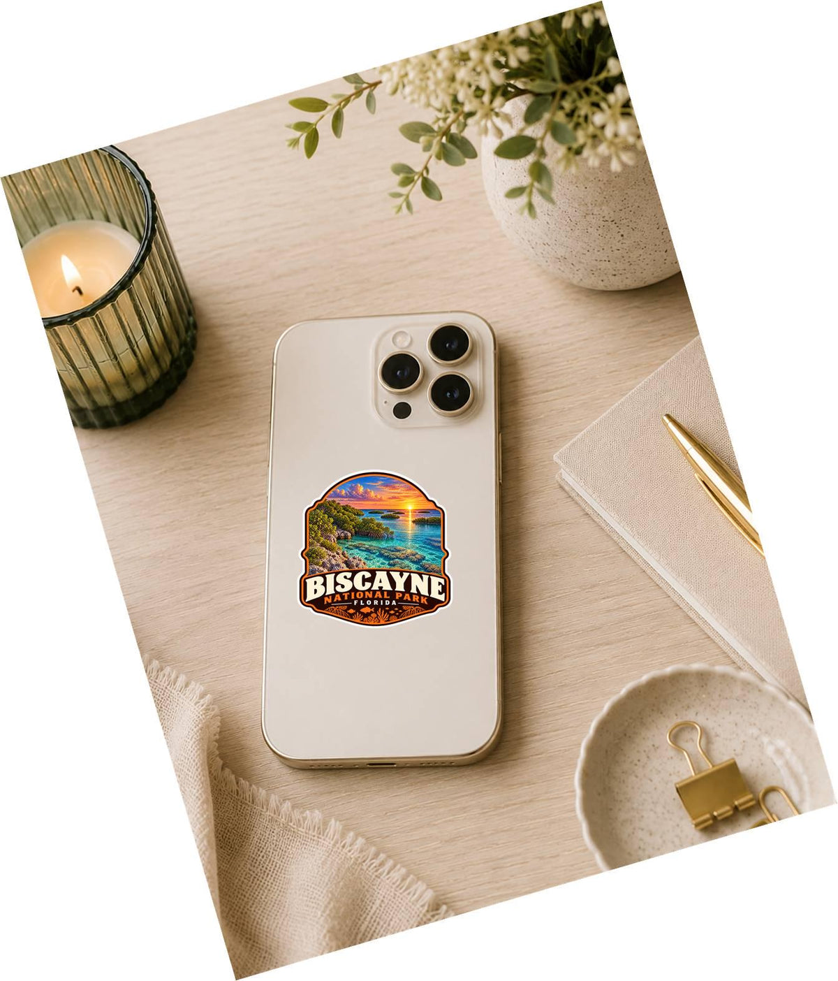 Biscayne National Park Sticker, Florida Keys Travel Vinyl Decal, National Park Sticker ST 137