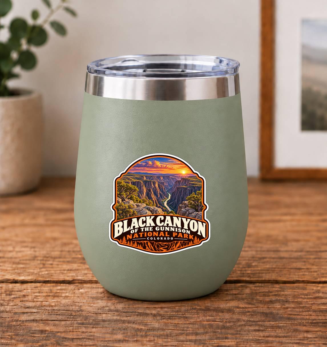 Black Canyon of the Gunnison National Park Sticker, Colorado Travel Vinyl Decal, National Park Sticker ST 138