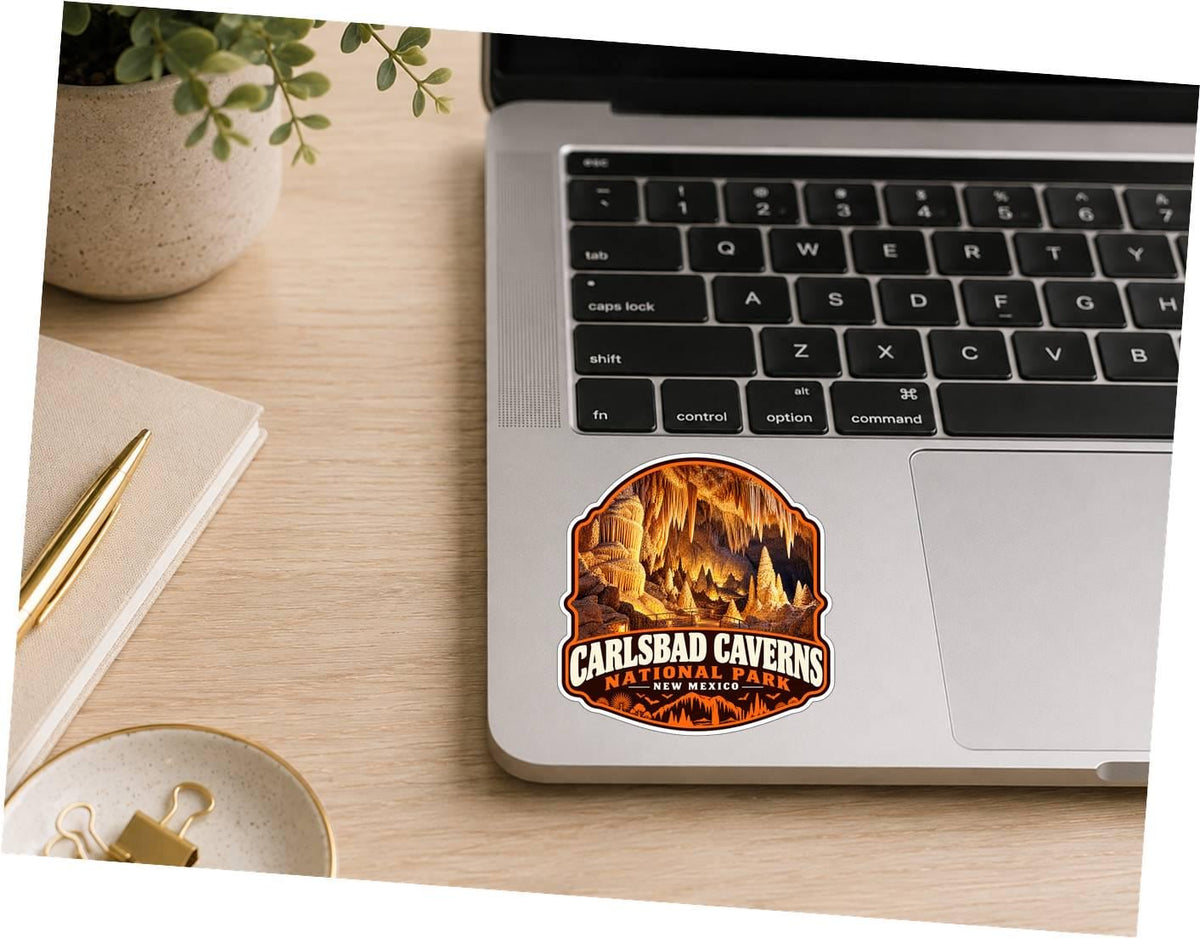 Carlsbad Caverns National Park Sticker, New Mexico Travel Vinyl Decal, Cave Sticker ST 141