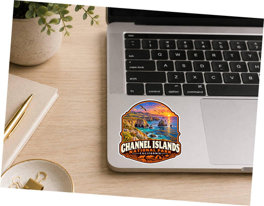 Channel Islands National Park Sticker, California Travel Vinyl Decal, Coastal National Park Sticker ST 142