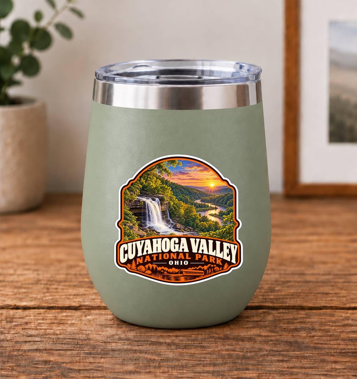 Cuyahoga Valley National Park Sticker, Ohio Travel Vinyl Decal, National Park Sticker ST 145
