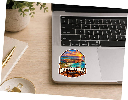 Dry Tortugas National Park Sticker, Florida Travel Vinyl Decal, National Park Sticker ST 147