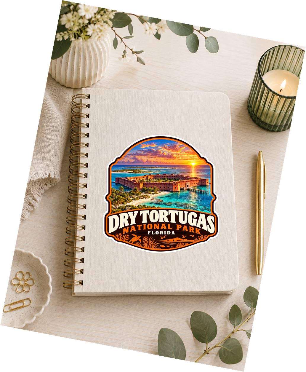 Dry Tortugas National Park Sticker, Florida Travel Vinyl Decal, National Park Sticker ST 147