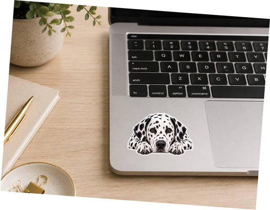 Dalmatian Sticker, Dalmatian Dog Sticker, Spotted Dog Decal, Dalmatian Mom Gift, Dog Lover Gift, Vinyl Dog Sticker ST 085