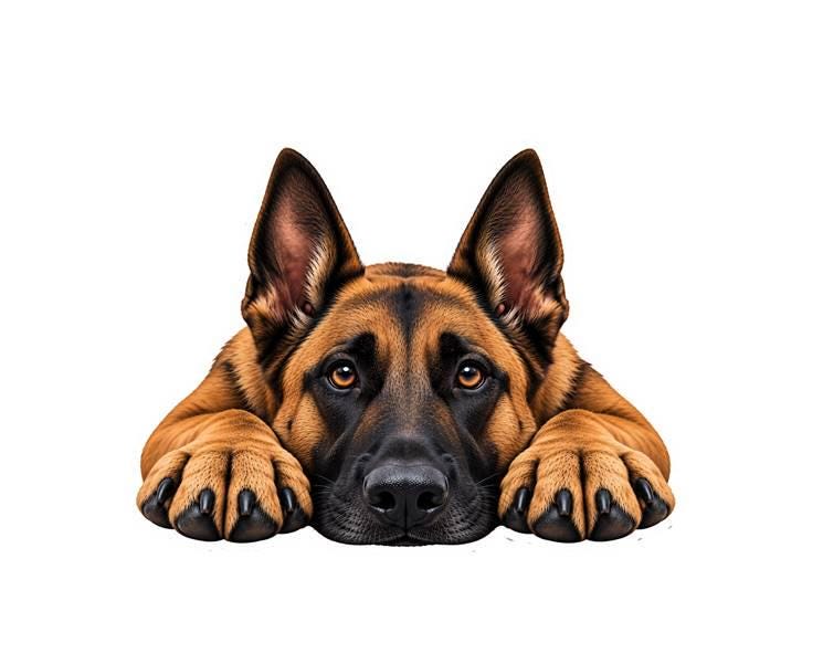 Belgian Malinois Sticker, Malinois Dog Sticker, Belgian Malinois Decal, K9 Dog Gift, Malinois Mom Gift, Dog Lover Vinyl Sticker st 099