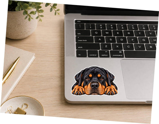 Rottweiler Sticker, Rottie Dog Sticker, Rottweiler Decal, Rottweiler Mom Gift, Rottie Gift, Dog Lover Vinyl Sticker st 101