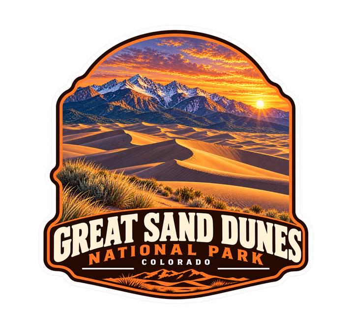 Great Sand Dunes National Park Sticker, Colorado Travel Vinyl Decal, National Park ST 152