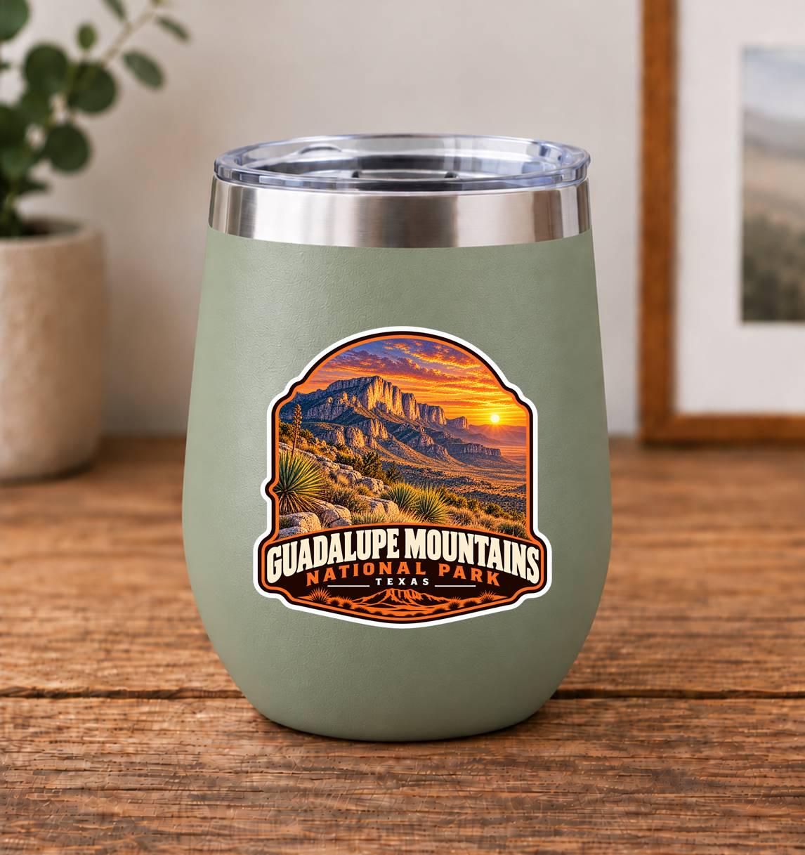 Guadalupe Mountains National Park Sticker, Texas Travel Vinyl Decal ST 153