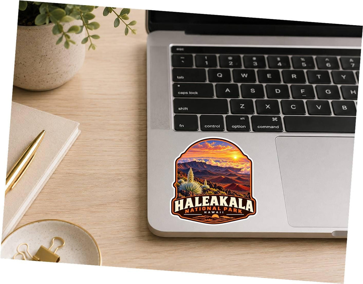 Haleakalā National Park Sticker, Maui Hawaii Travel Vinyl Decal, National Park Sticker ST 154