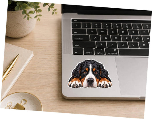 Bernese Mountain Dog Sticker, Berner Dog Vinyl Decal, Waterproof Laminated Dog Sticker st 108