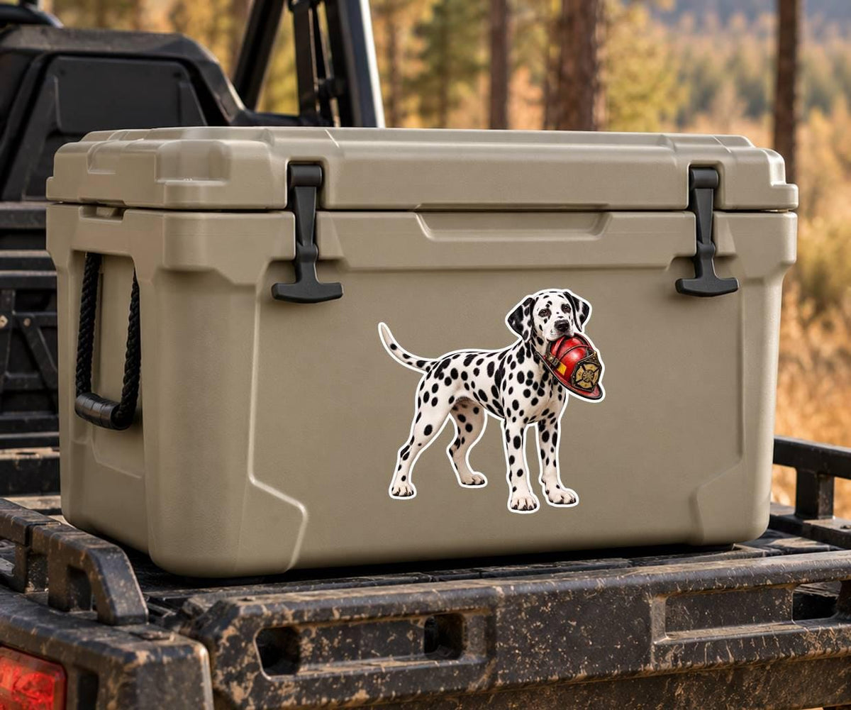 Dalmatian Sticker, Dalmatian Dog Vinyl Decal, Waterproof Laminated Dog Sticker ST 170