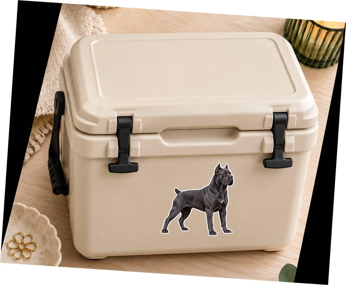 Cane Corso Sticker, Italian Mastiff Dog Vinyl Decal, Waterproof Laminated Dog Sticker ST 176