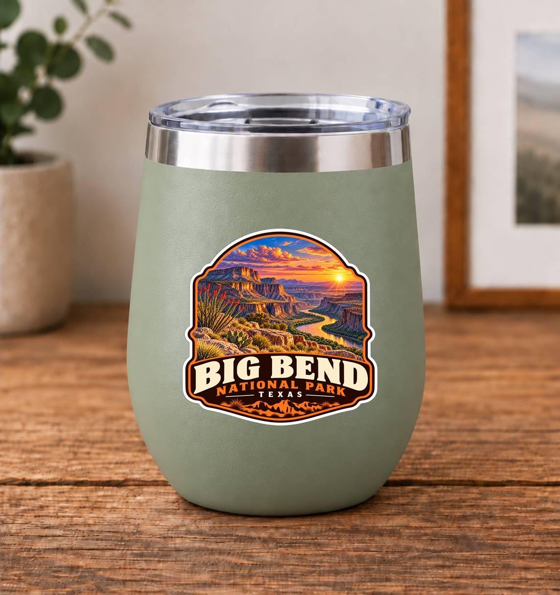 Big Bend National Park Sticker, Texas Travel Vinyl Decal, National Park Sticker ST 136