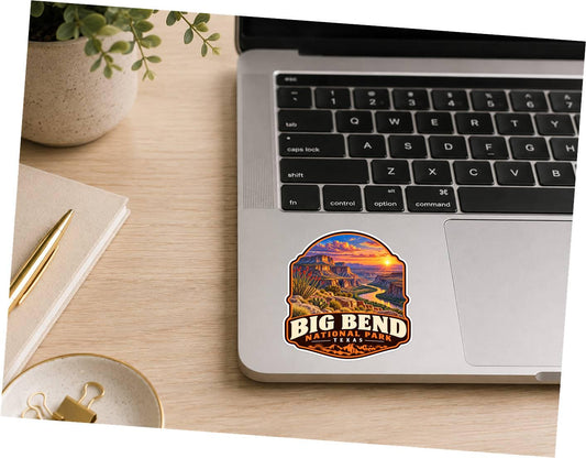 Big Bend National Park Sticker, Texas Travel Vinyl Decal, National Park Sticker ST 136
